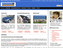 Tablet Screenshot of fmw-finanzierungen.de